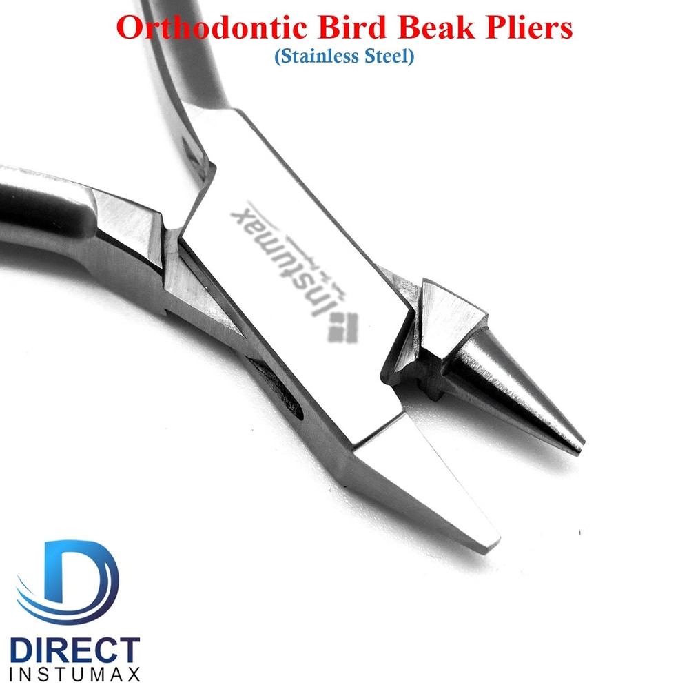 Orthodontic Bird Beak Plier Dental Wire Bending Loop Forming Spring Adjusting CE