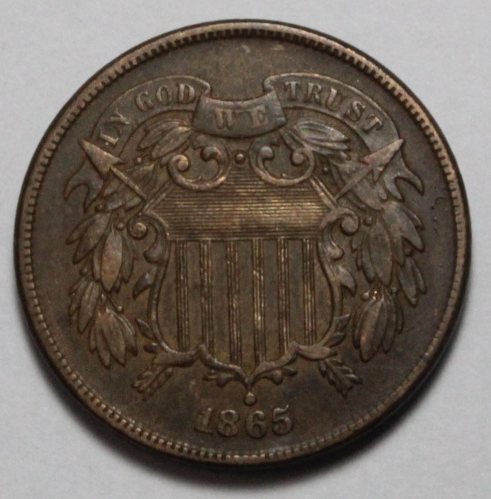 1865 2 Cent UM372