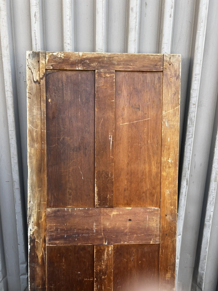 c1760 RAISED panel INDIAN style shutter panel 62.75 X 27.5” MORTISED & PEGGED