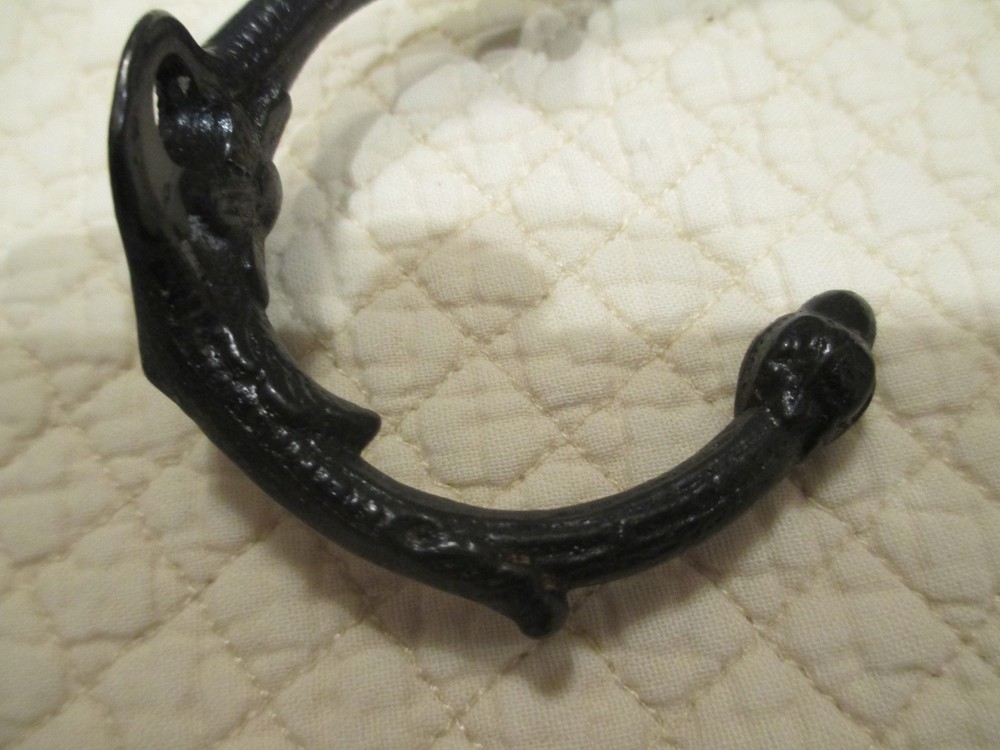 Vintage Wall Hook - Black Cast Iron