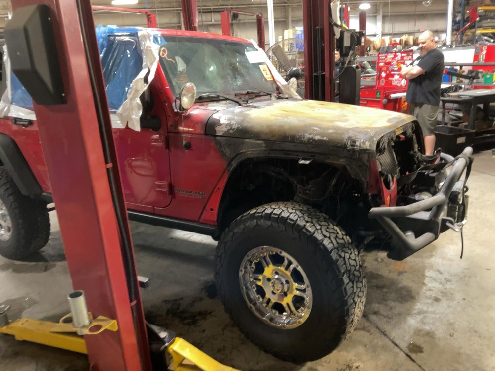 Used Windshield Frame fits: 2011 Jeep Wrangler Grade A