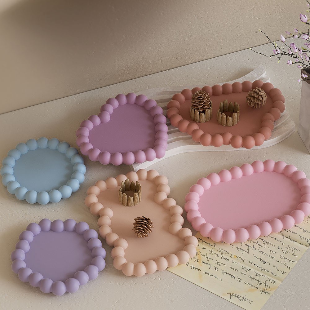 Bubble coaster geometric dropper grinder