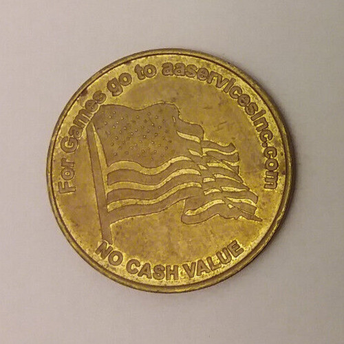 Action Territory Kenosha, WI Arcade Game Token 24mm