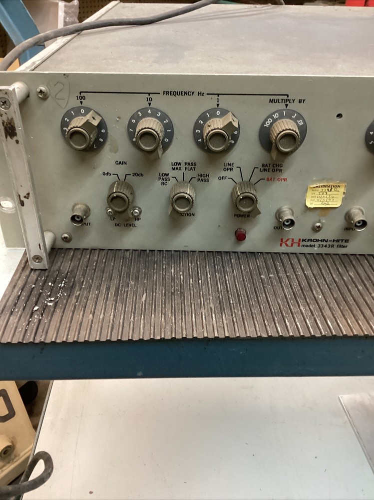 Krohn-Hite model #3343R Filter