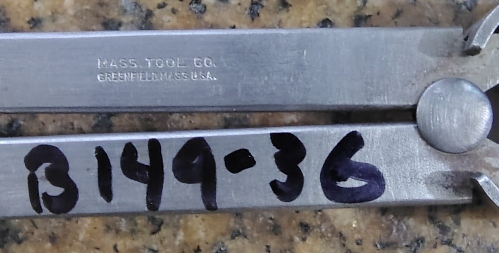 🗽VINTAGE MASS TOOL 11" ID CALIPER