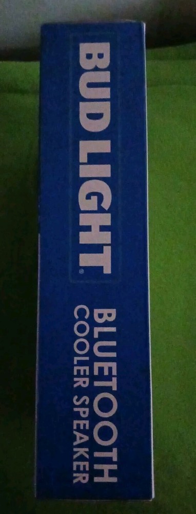 Bud Light Bluetooth Built In Speaker Portable Cooler Bag Blue NIB Float River
