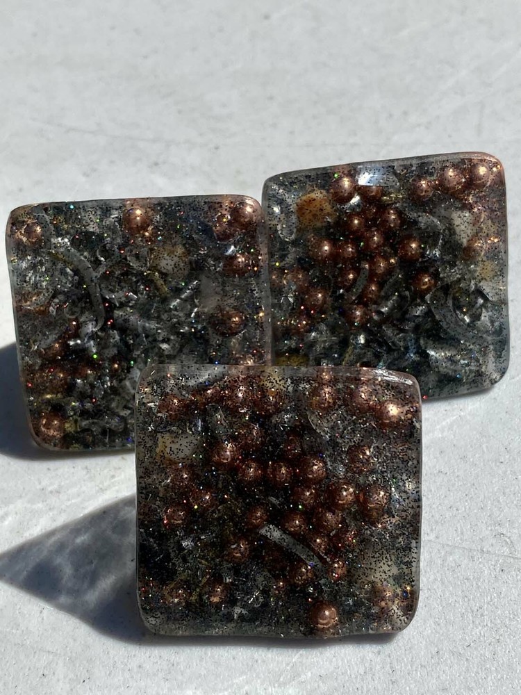 Holo Clear Small Pyramids Positive Orgone