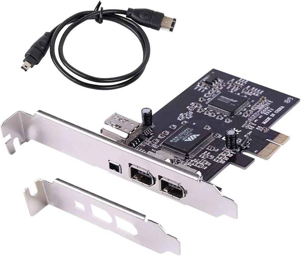 Robust PCIe Firewire 400 Card - Multi-Device Compatibility with Windows & Mac OS