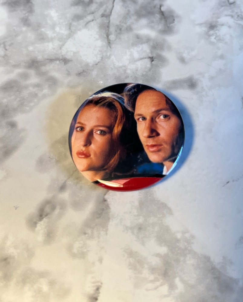 The X-Files Pinback Button. Original Handmade 1.5” Button.