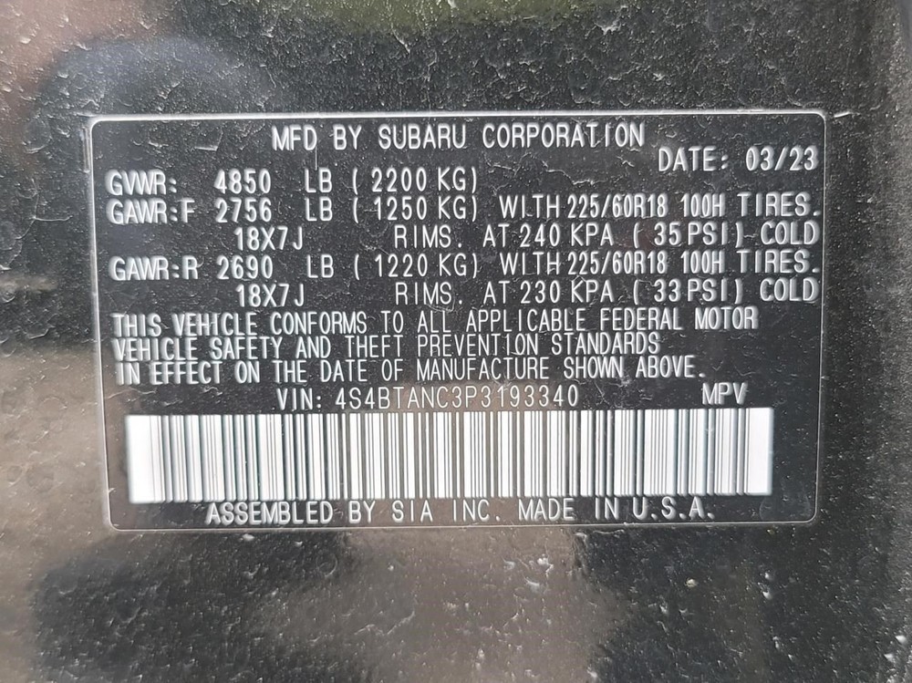 Camera/Projector Camera Front Windshield Mounted Fits 23 LEGACY 2321302