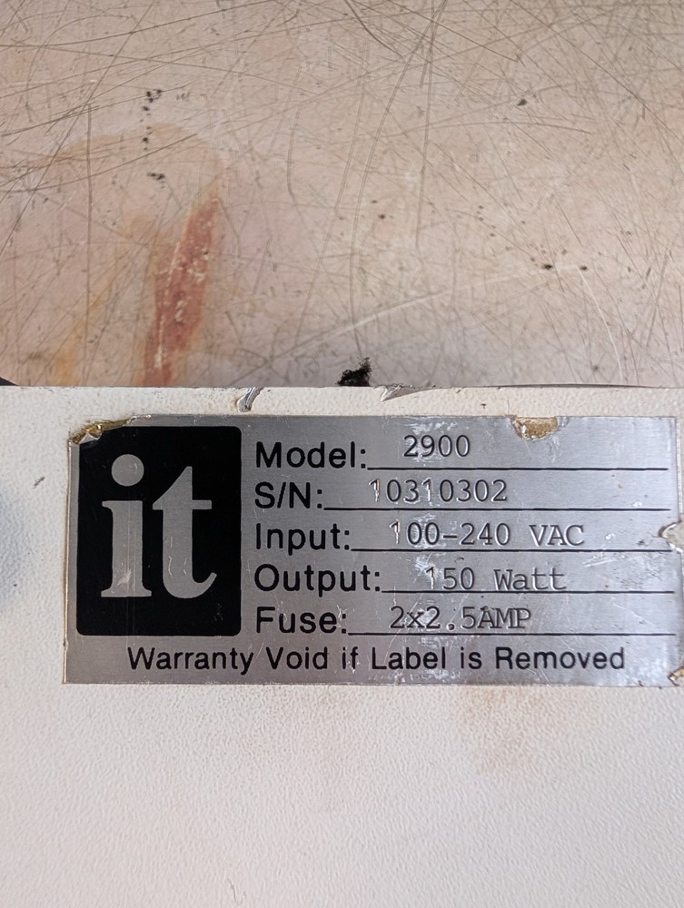 ILLUMINATION TECHNOLOGIES 2900 FIBER OPTIC ILLUMINATOR LIGHT SOURCE