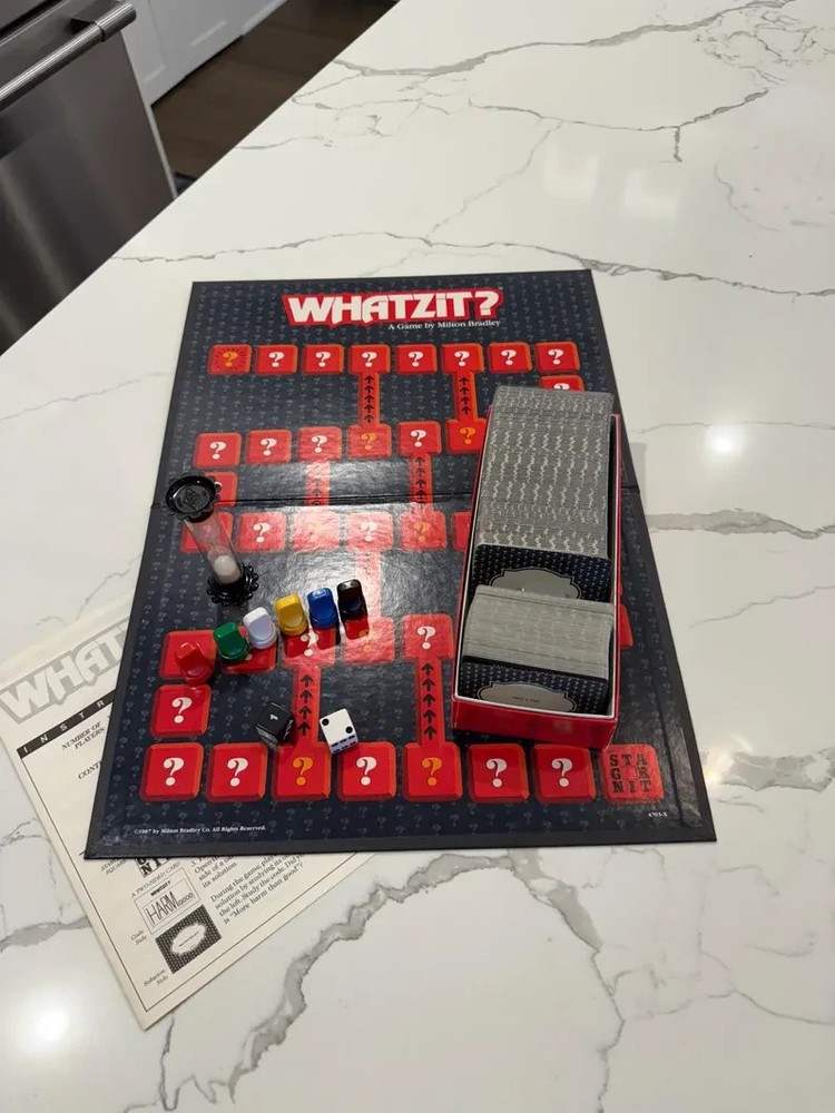 WHATZIT? Board Game - (1987) Milton Bradley - COMPLETE