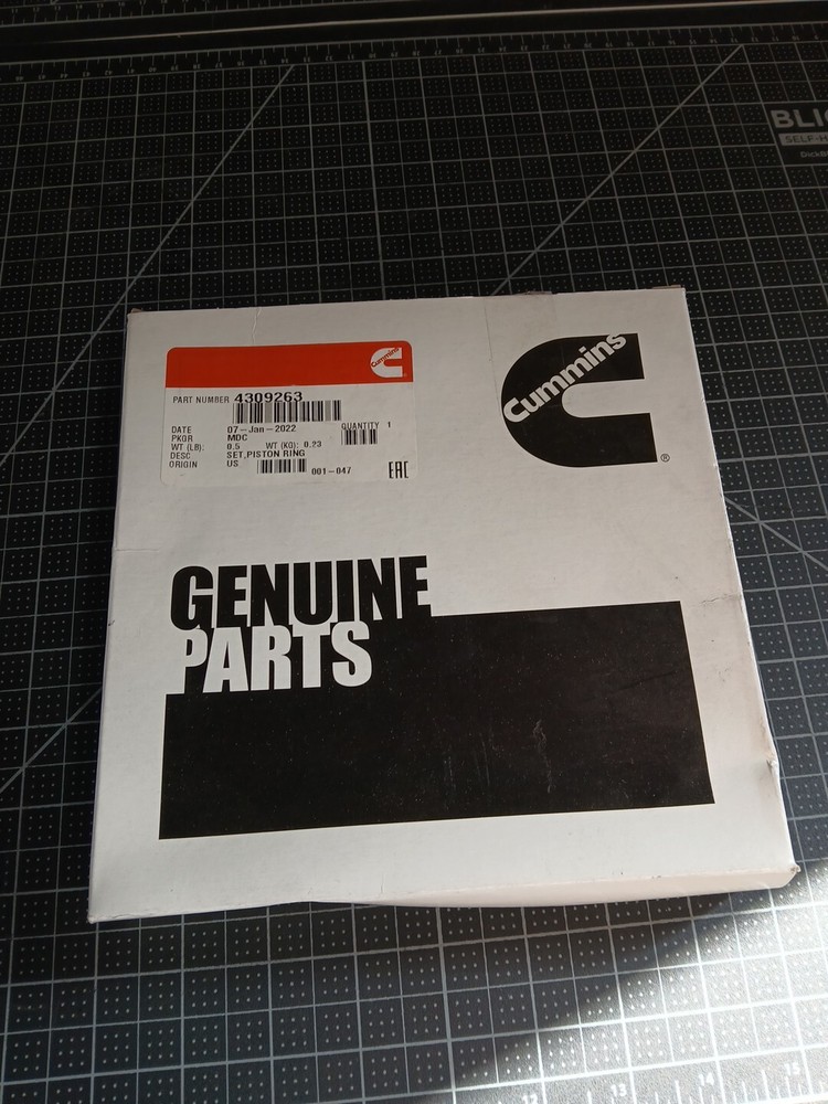 CUMMINS 4309263 - PISTON RING SET - ORIGINAL OEM PART