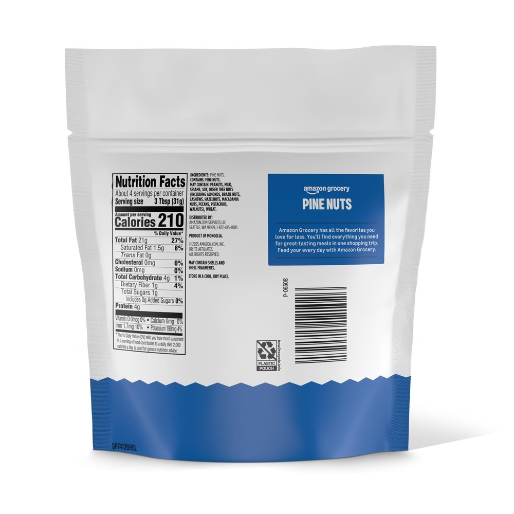 Amazon Grocery, Pine Nuts, 4 Oz