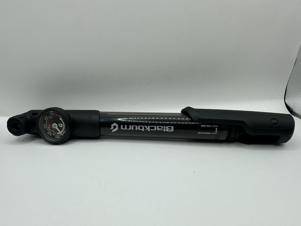 Blackburn Telescoping Bicycle Frame Pump with Gauge, Black