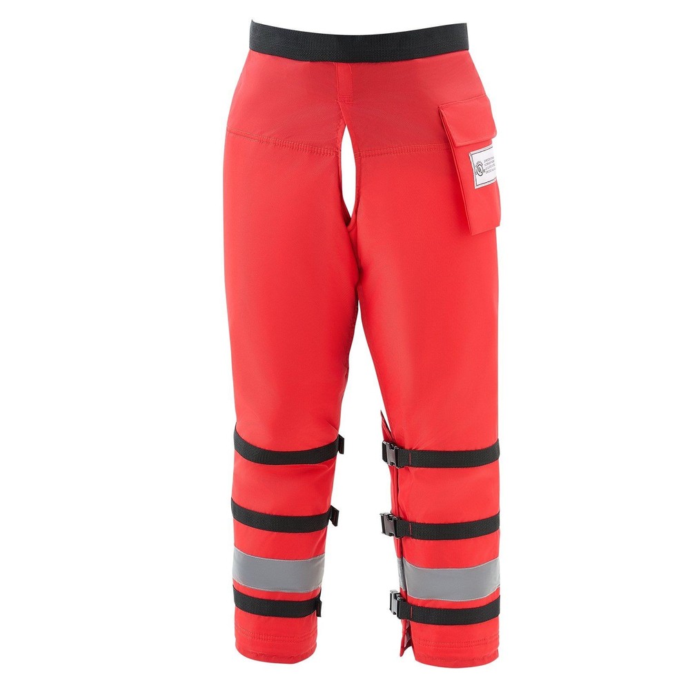 39.7in Apron-Style Class D 8-Layer Chainsaw Chaps Secure Fit