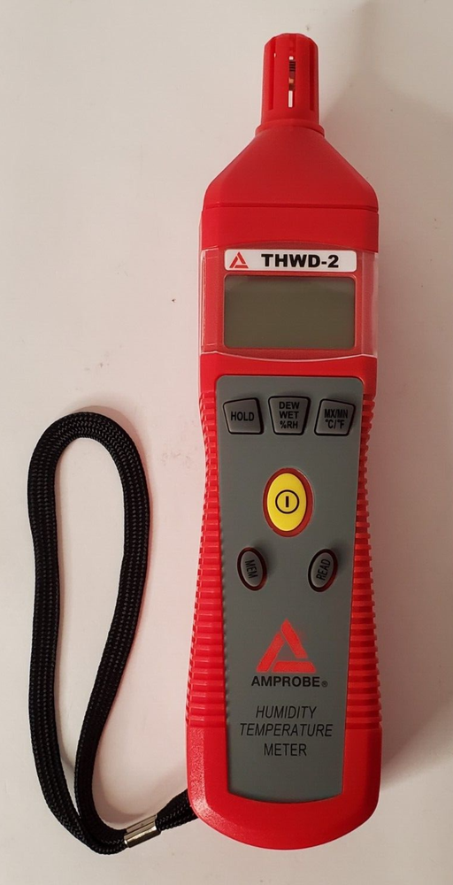 Amprobe THWD-2 Temperature Humidity Probe with Case - Tested & Working