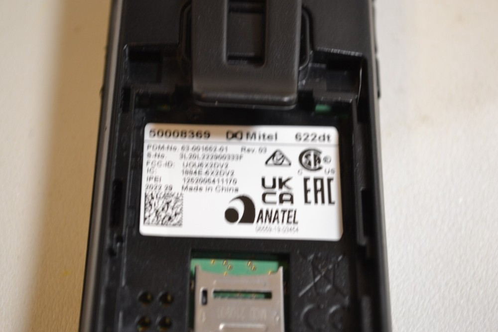 Mitel Aastra 622dt Wireless Handset with Battery 50008369