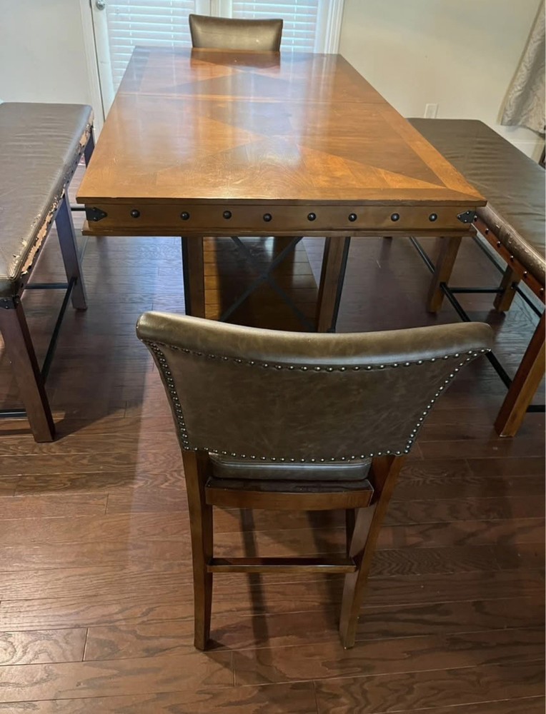 Red Hook Pecan 5 Pc Counter Height Dining Room Set