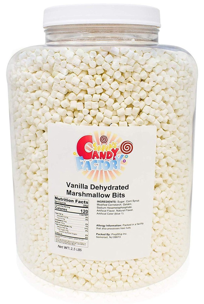Vanilla Mini Dehydrated Marshmallows for Hot Cocoa - 2.5 Lbs Jar