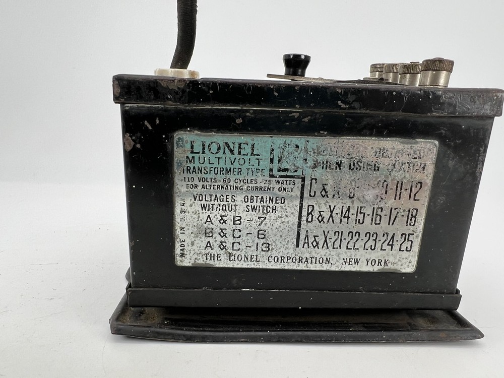 Lionel Multivolt Transformer 110V Not Working