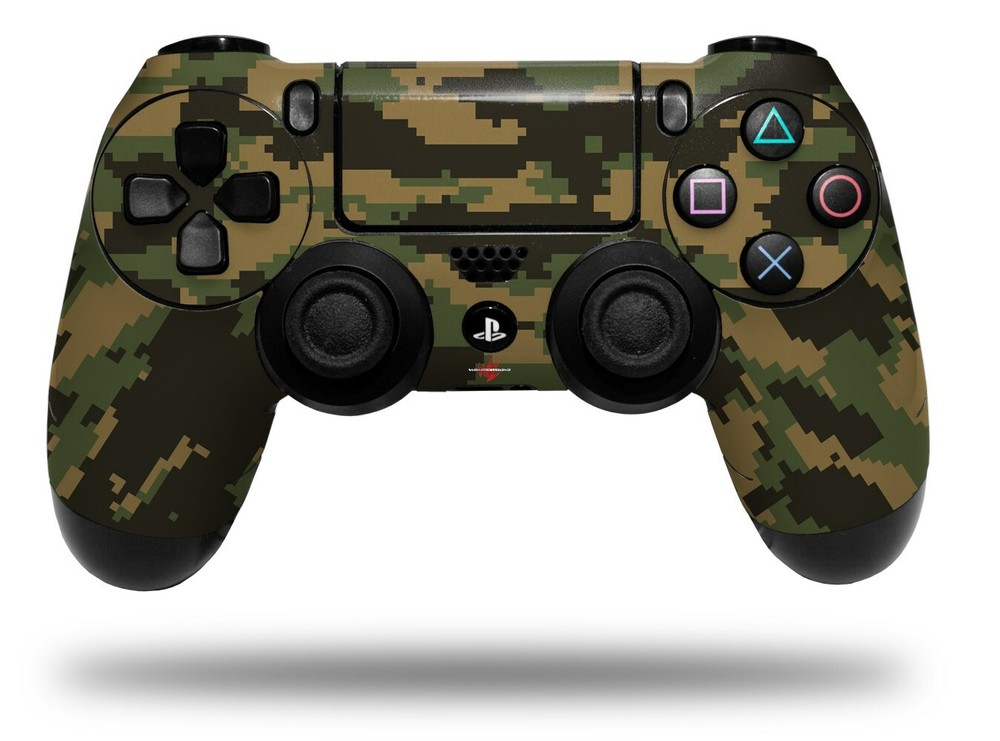 Skin for Sony PS4 Controller WraptorCamo Digital Camo Timber