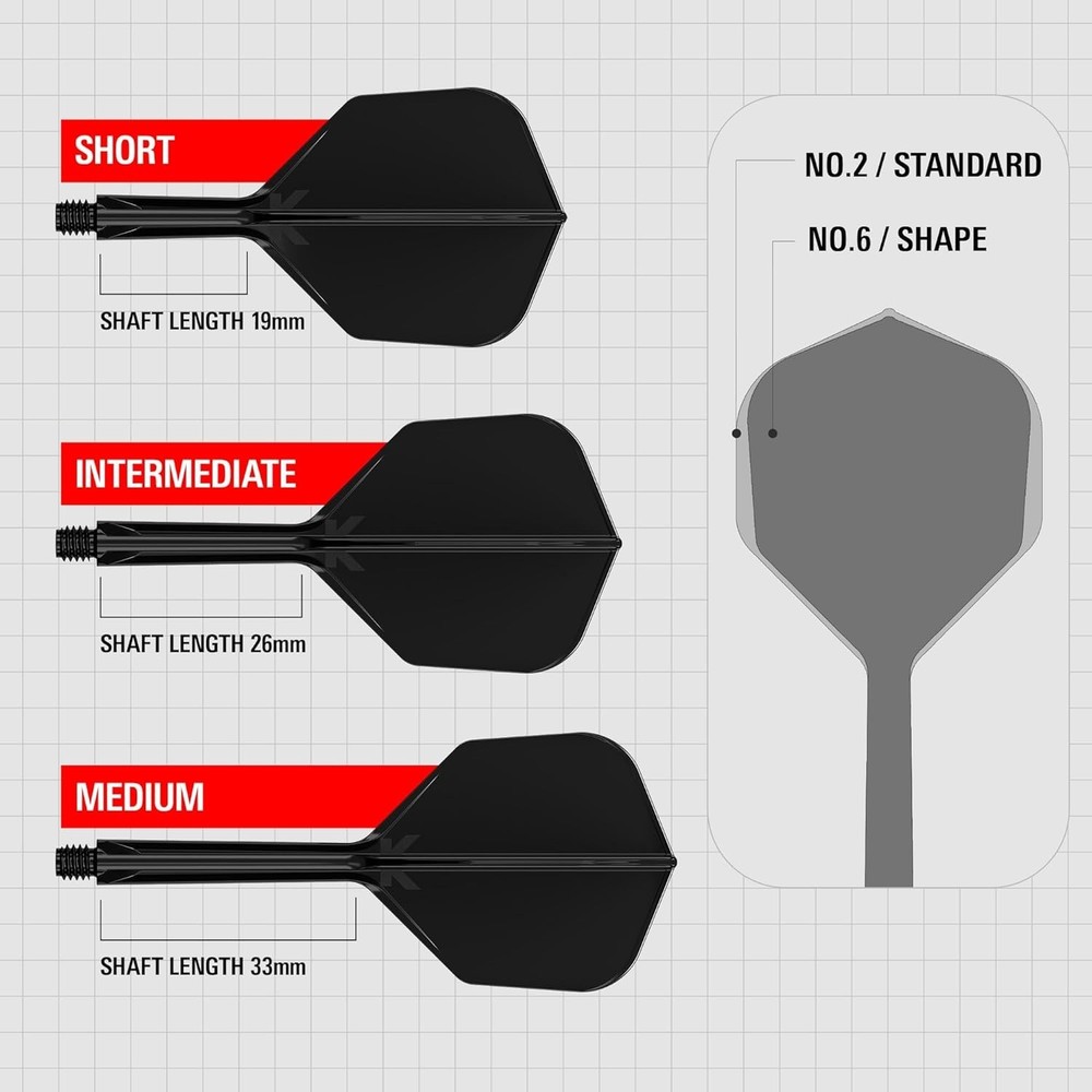 K-Flex No. 6 Integrated Flight and Shaft Set