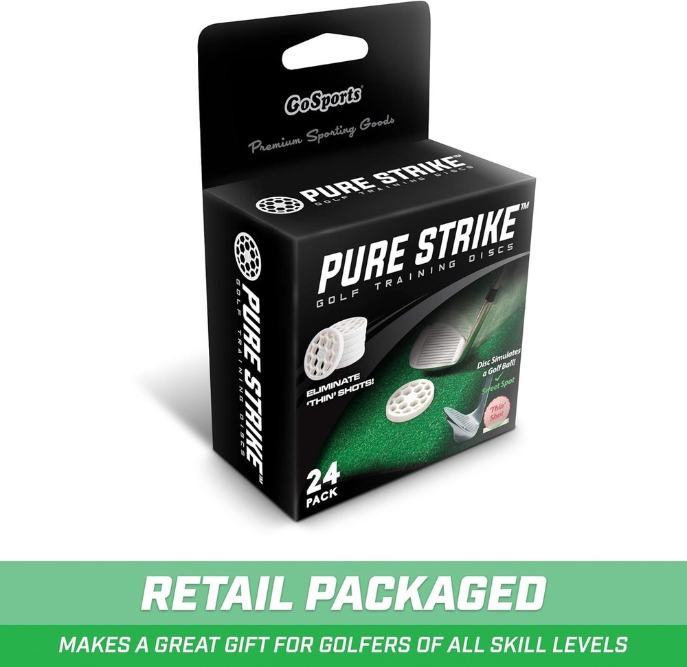 Golf Pure Strike Training Discs 24 Pack - Elevate Your Swing Precision