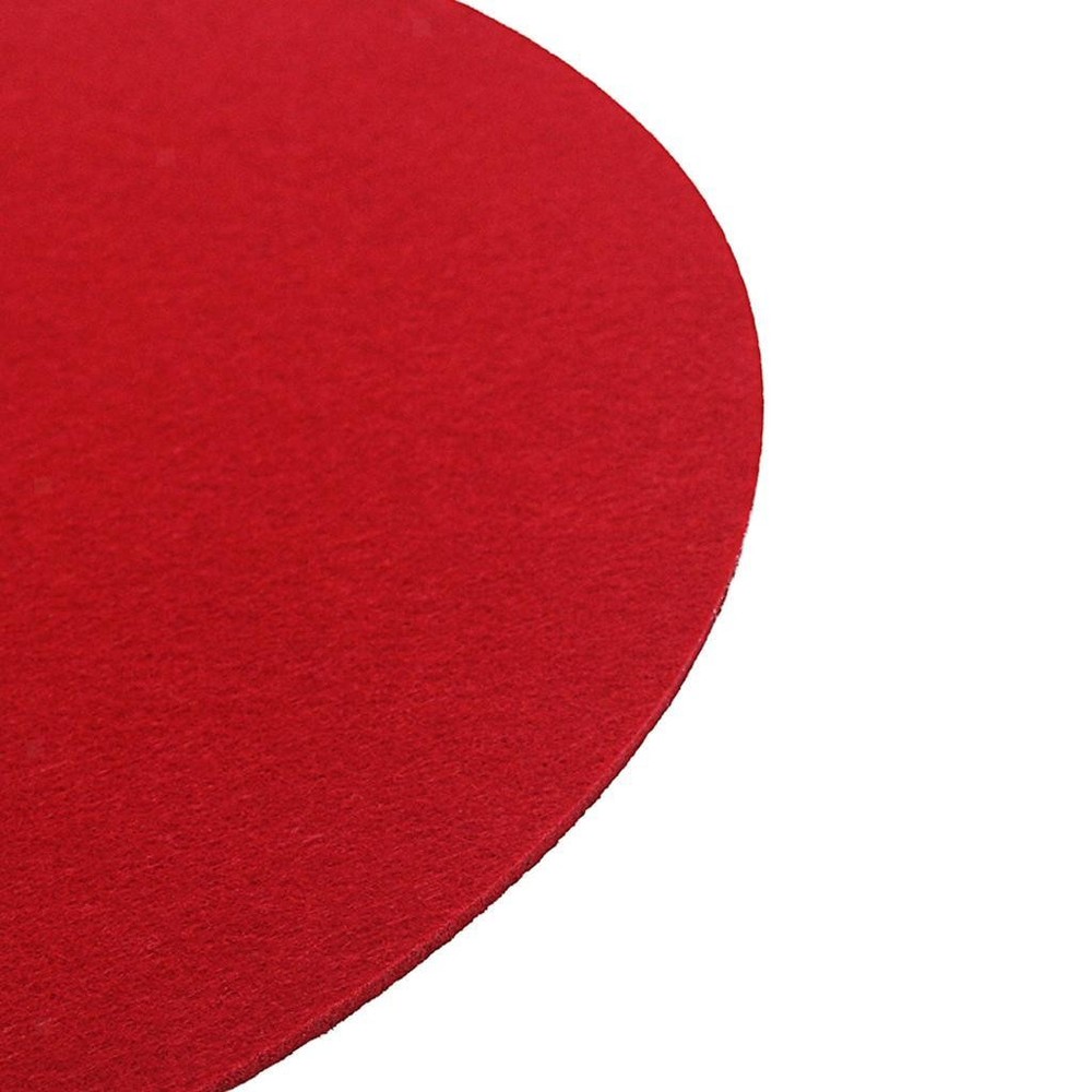 Slip Mat Player 30cm Red For Universal Phonograph