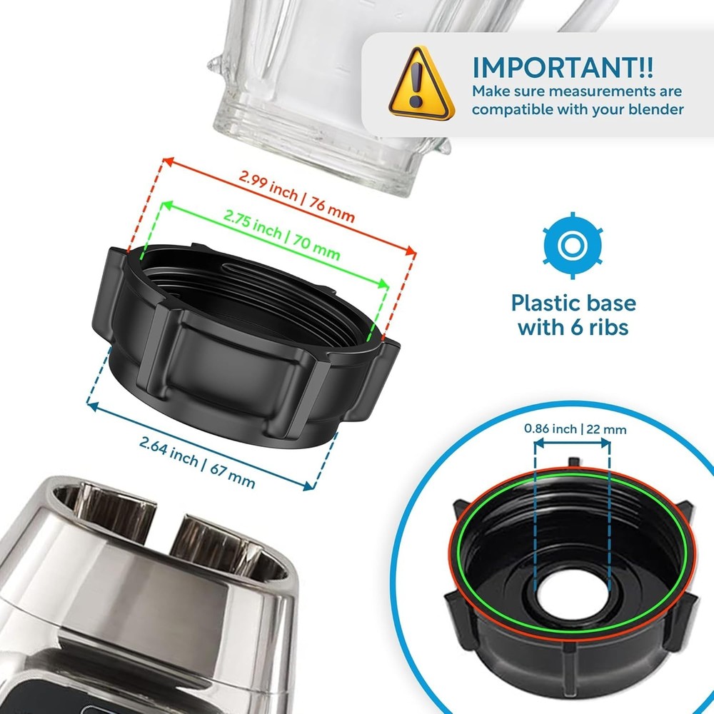 Complete replacement kit for Oster or Osterizer blenders