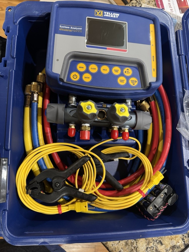 Yellow Jacket 40815 System Analyzer In Case New