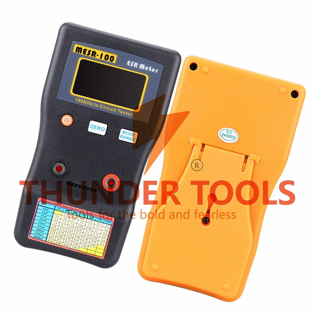 Thunder Tools MESR-100 ESR Capacitance Ohm Meter Professional Measuring