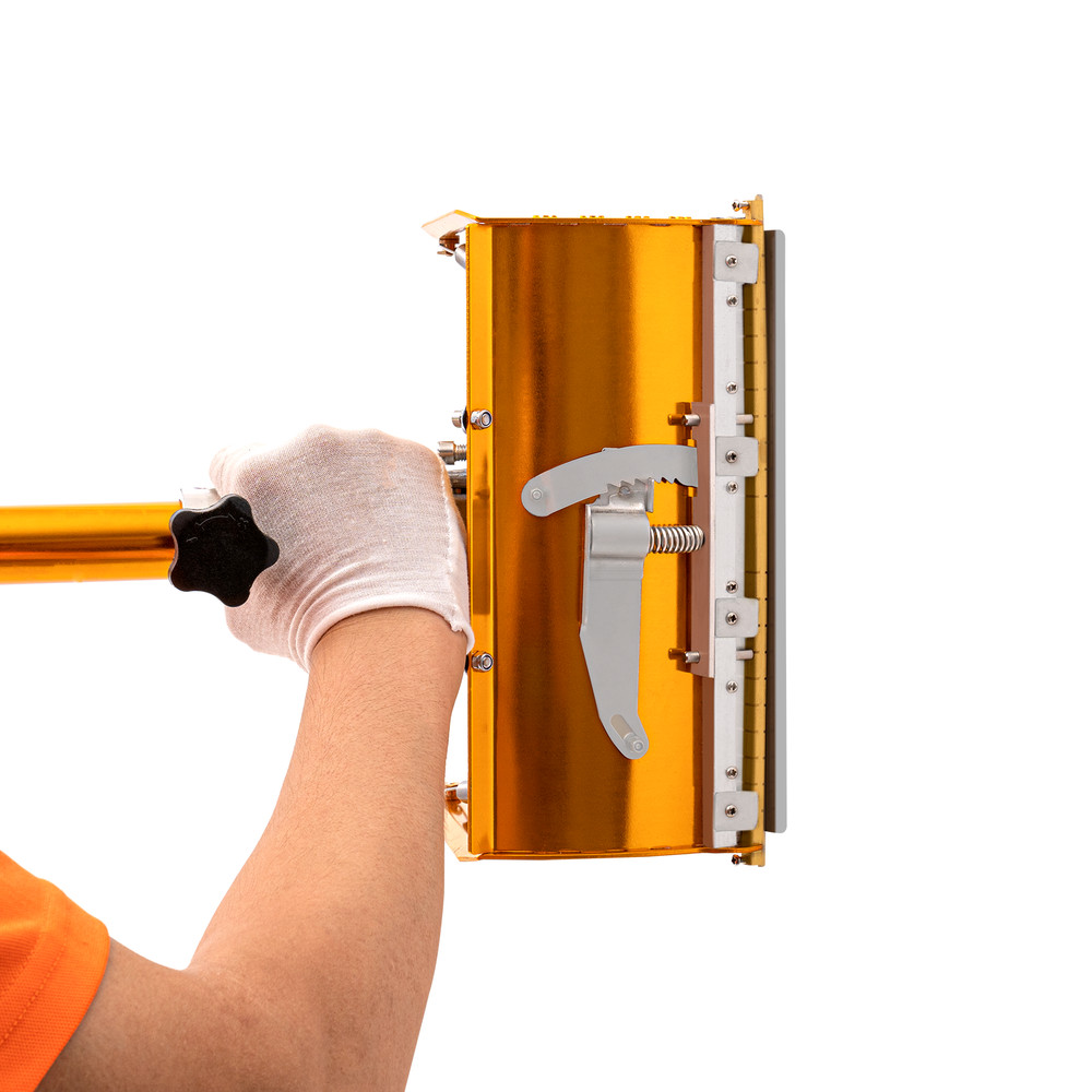 Adjustable 10" Drywall Taping Tools Flat Finishing Box Set w/ Extendable Handle