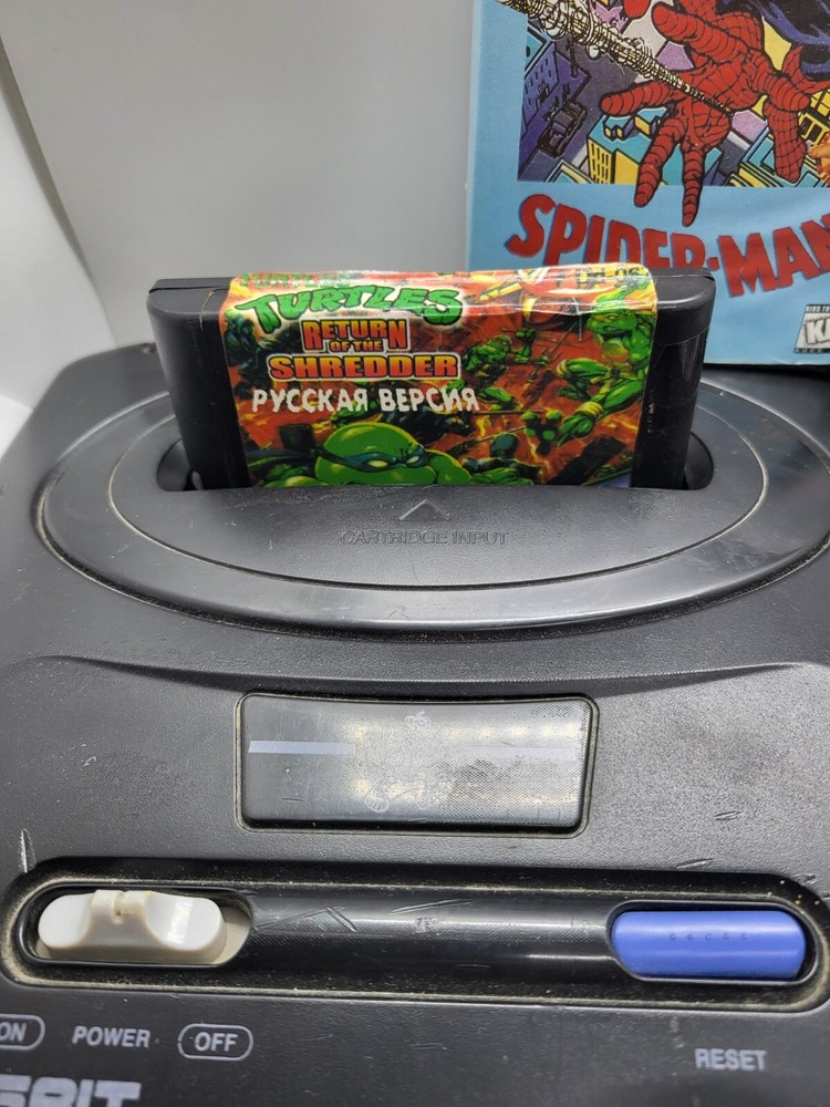 Vintage Game console Mega Drive 2 Console 16 bit working cartridges different