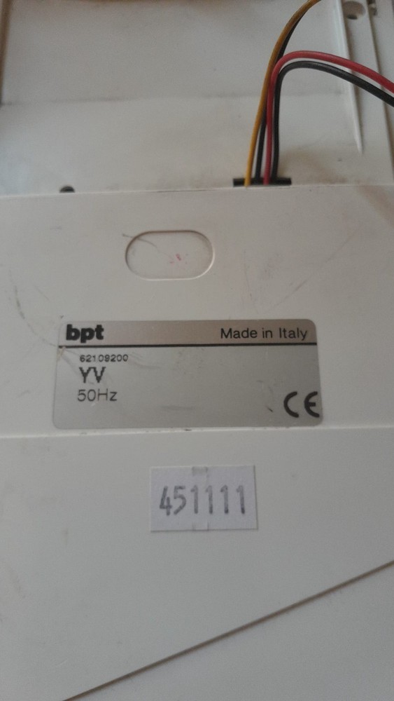 bpt 62109200 internal video intercom