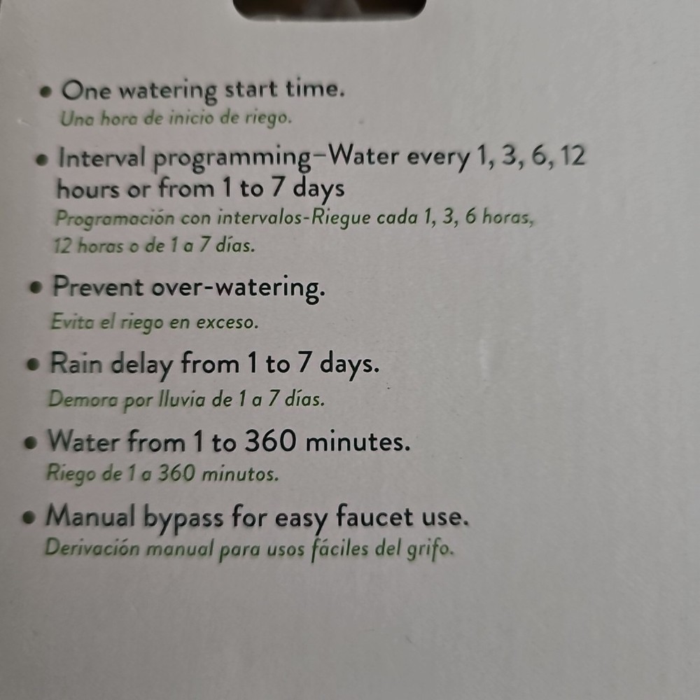 Orbit 58952 Sprinkler Timer Programmable Watering Timer Lawn Hose 1 Outlet Zone
