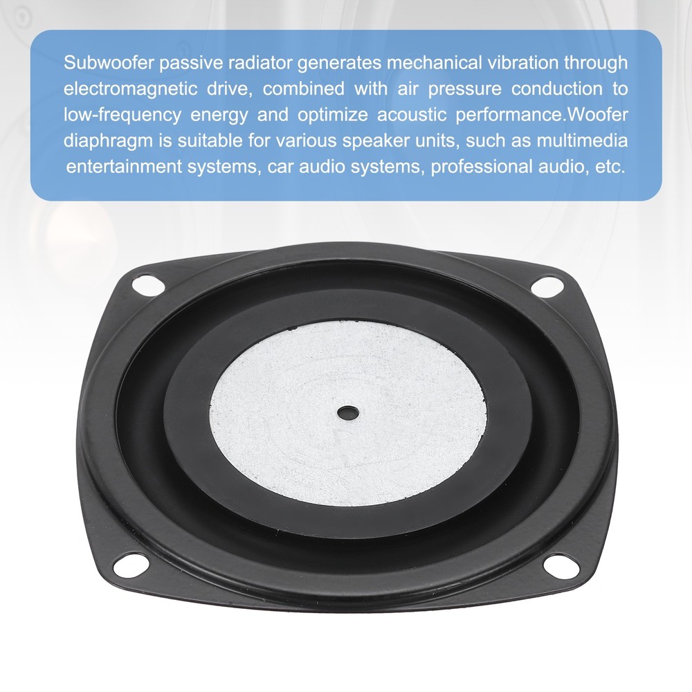 1 Pcs Passive Radiator 3 Inch Woofer Vibrating
