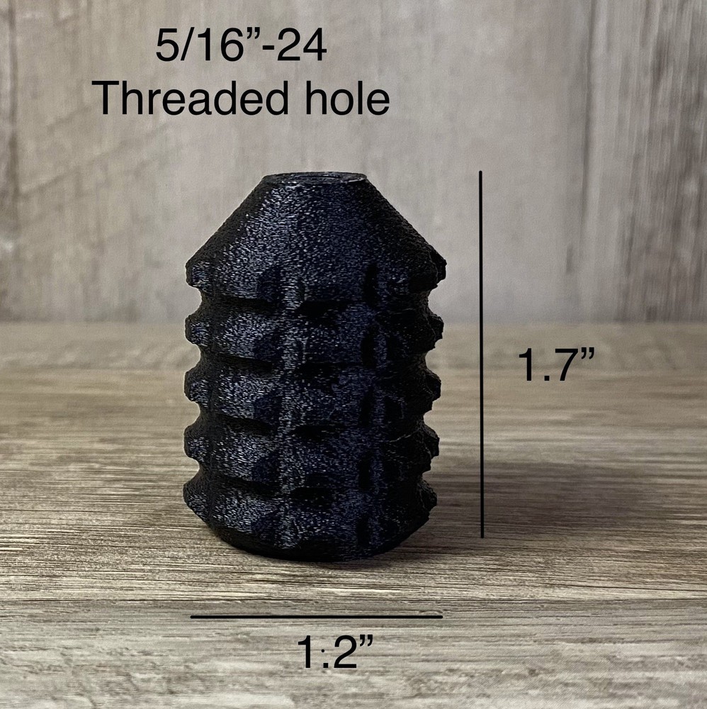 5/16-24 Grenade Texture Big Bolt Knob