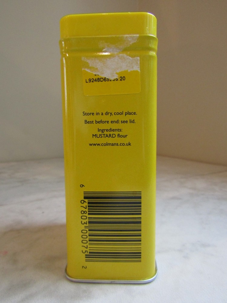 Colman's of Norwich Mustard Powder Tin Empty