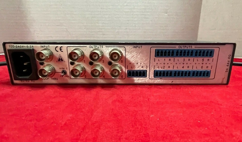 Extron DA6AVEQ Video/audio Distribution Amplifier