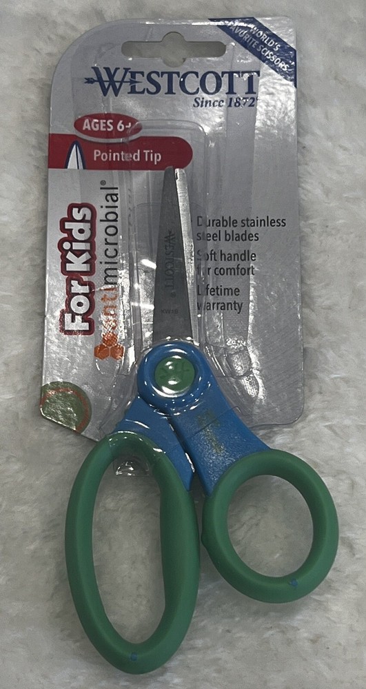 Westcott Scissors Soft Handle For Kids Ages 6+