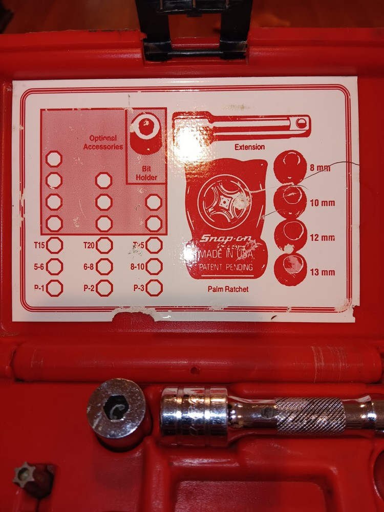 Vintage Snap-On Palmster Ratchet Kit