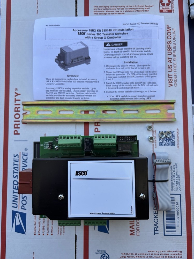ASCO 18RX Relay Expansion Module # 935148
