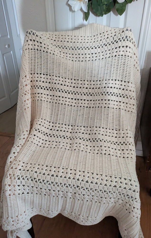 Vintage Cottage Core Throw