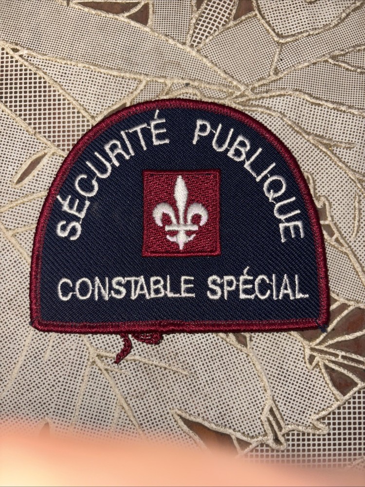 Special Constable Quebec Canada Police Patch