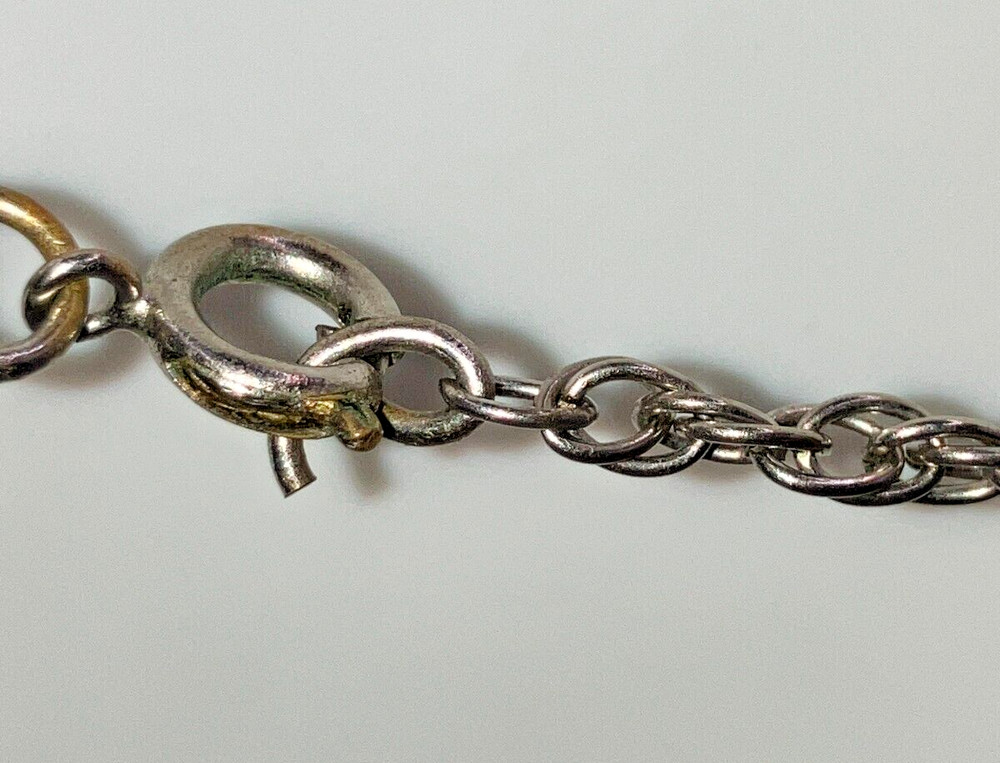 Vintage Silver-Tone Oval Link 24" Chain Necklace!