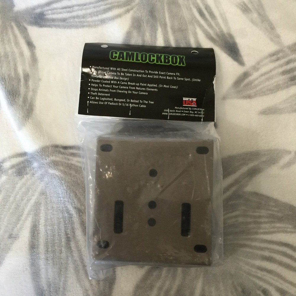 CAMLOCKBOX CAML-800 Camera Metal Security Box New