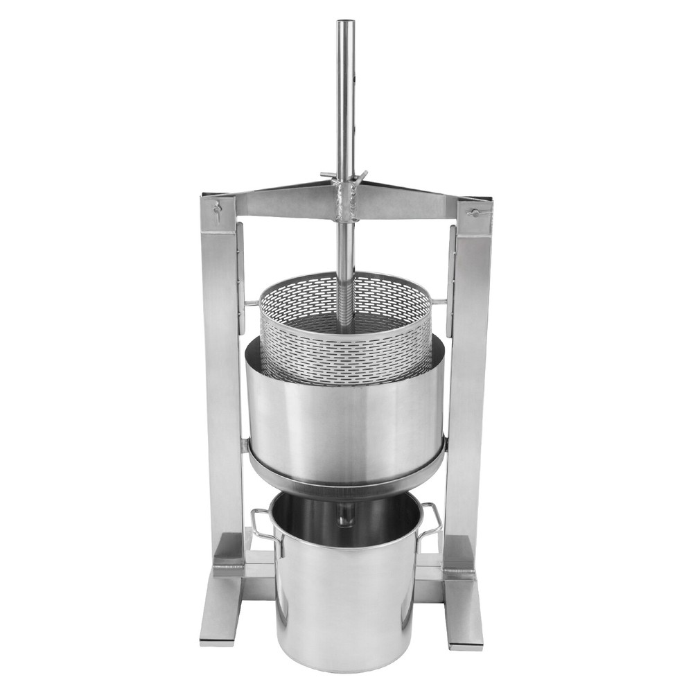 Fruit Press Crusher Grinder Apple Juice Wine Cider & Hydraulic Jack Fruit Press