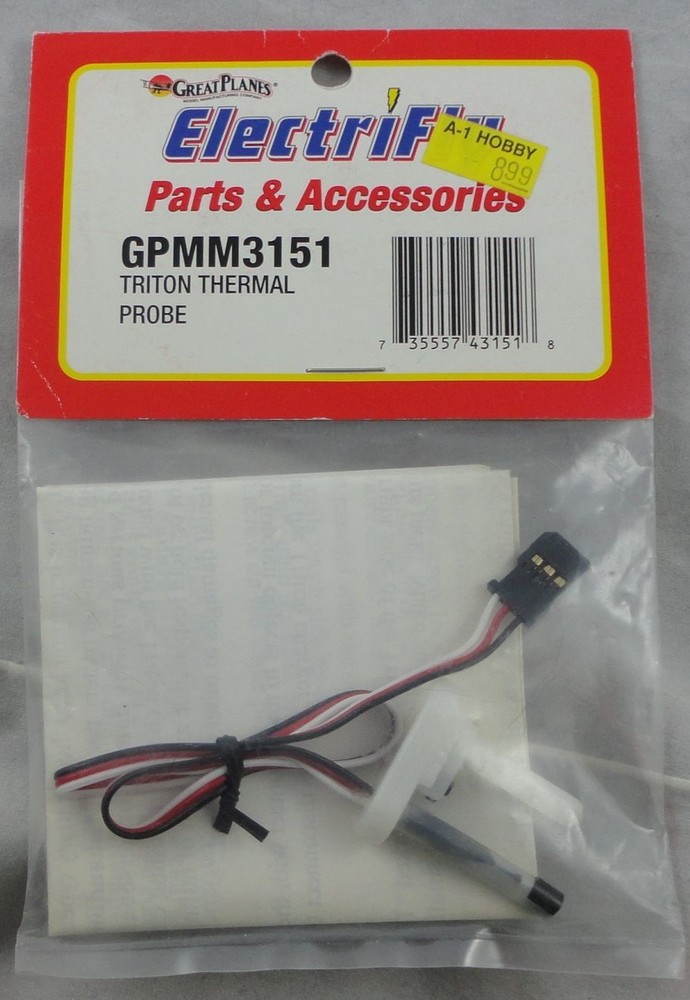 Triton 2 Computerized DC Peak Charger Thermal Probe by Great Planes GPMM3151