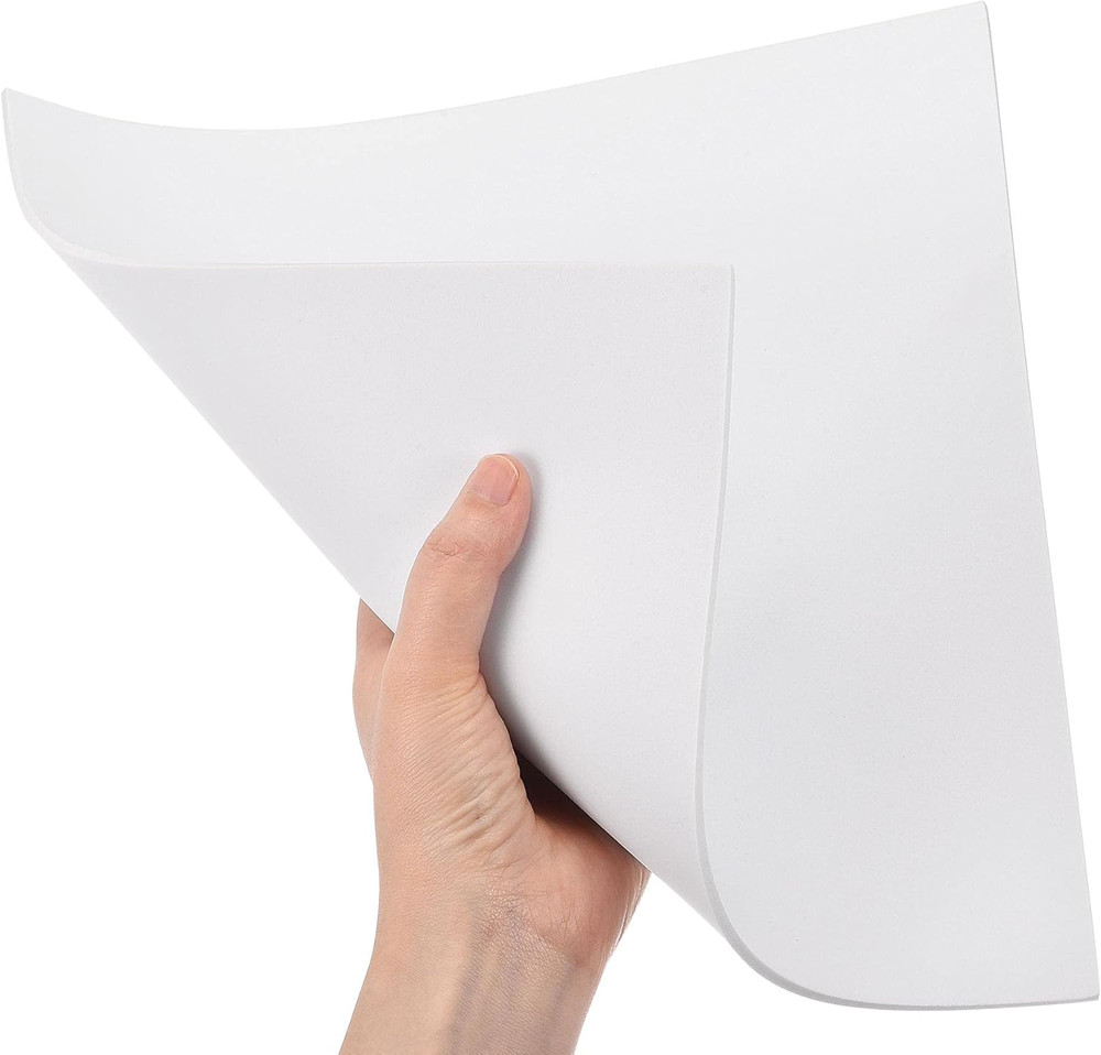 White EVA Foam Sheets 10 X 10 Inch 3Mm Thickness for Crafts DIY Projects, 4 Pcs